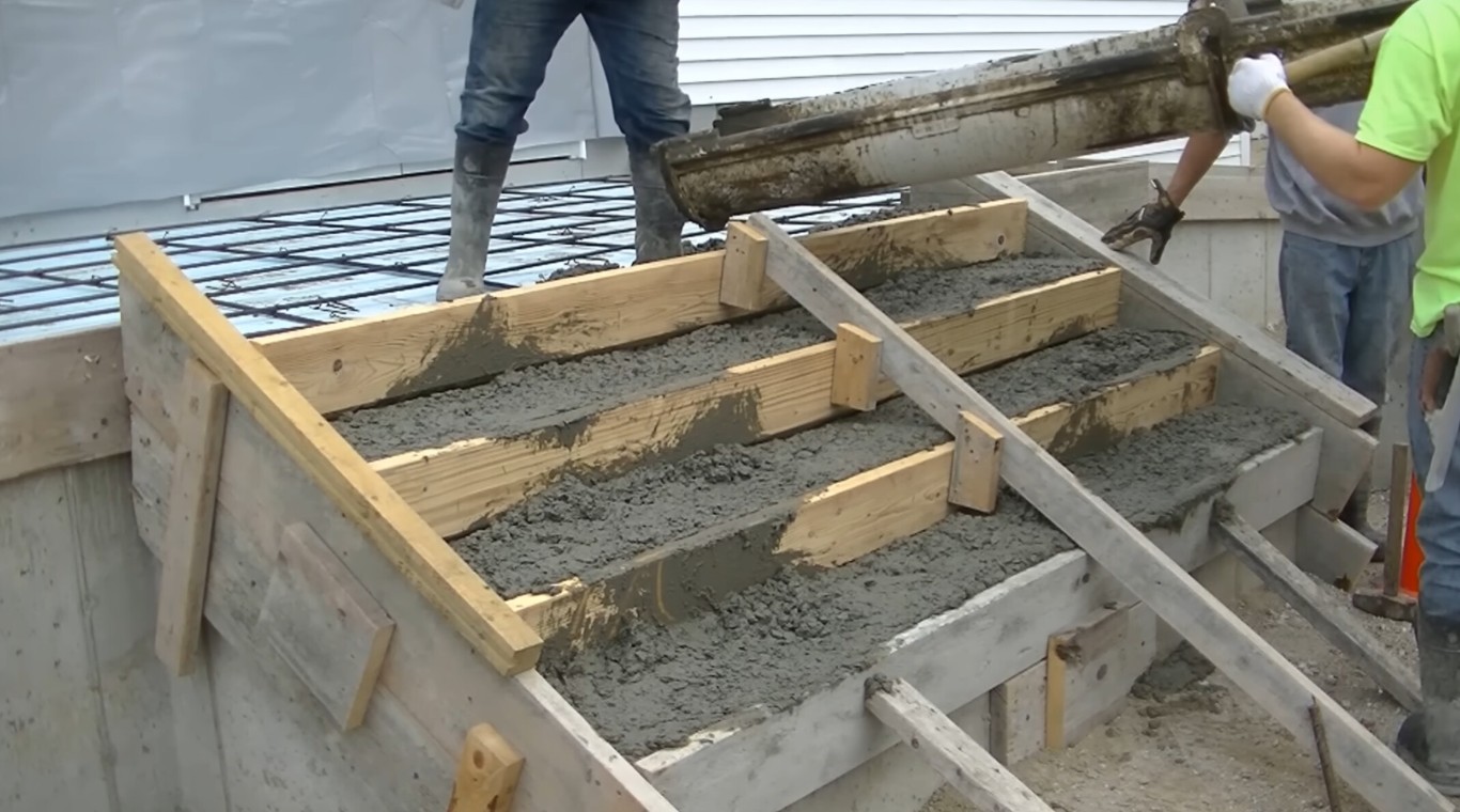 Concrete steps and stairs construction in Billerica, MA