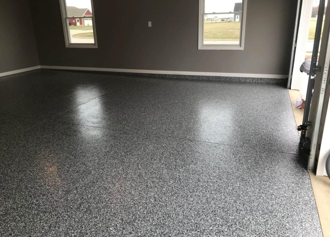 Professional epoxy garage floor coating in Billerica, MA